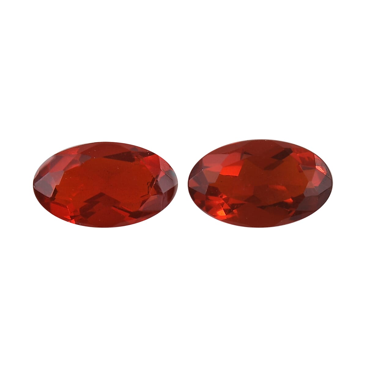 Set of 2 Fire Opal Loose Gemstones in Oval Shape (5x3mm) 7763332 0