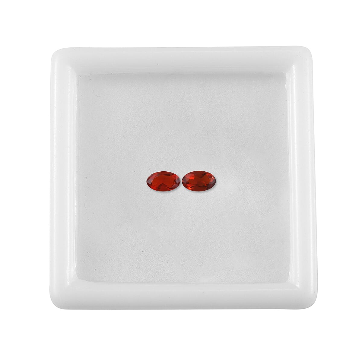 Set of 2 Fire Opal Loose Gemstones in Oval Shape (5x3mm) 7763332 4