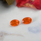 Fire Opal Oval 6x4 mm