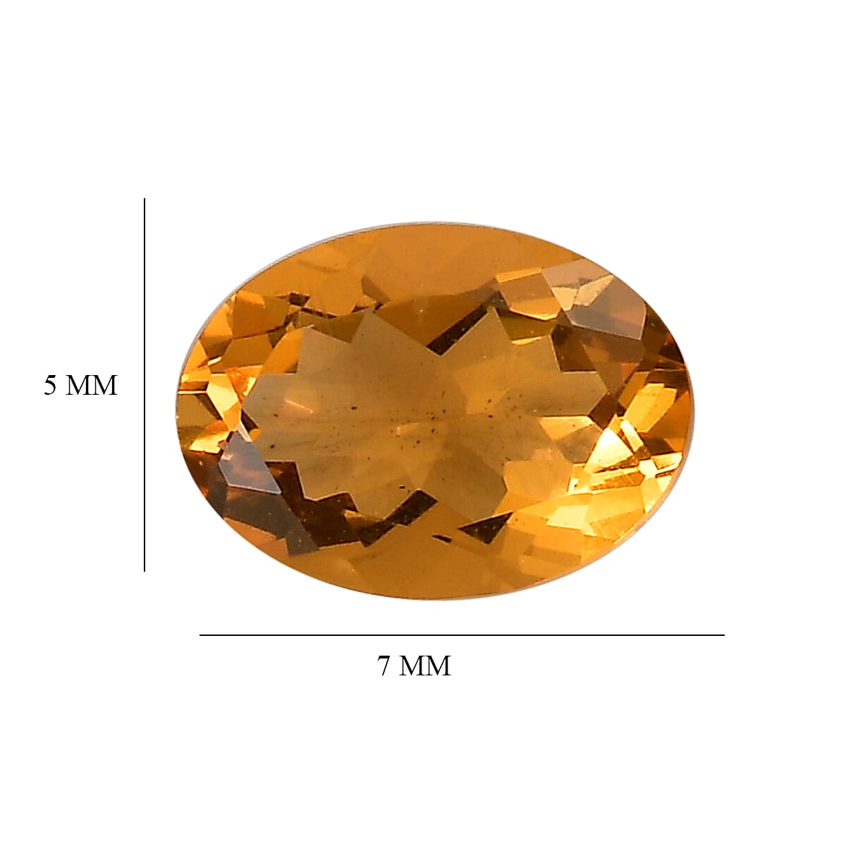 Set of 4 Fire Opal Loose Gemstones in Oval Shape (7x5mm) 7827285 5