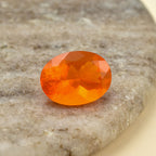 Fire Opal Oval Size Varies
