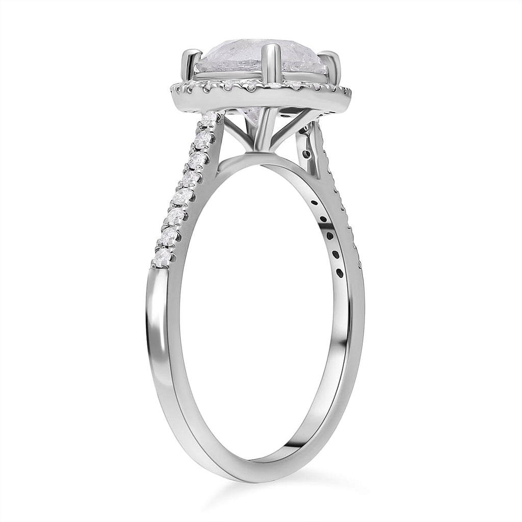 Live TV  Deal - Certified and Appraised SGL 14K White Gold Diamond (I1-I2-G-H) Ring 2.15 Ct.