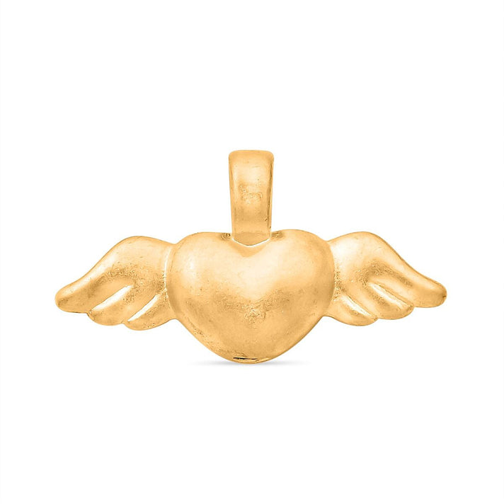 First Time Ever - Designer Inspired 24K Yellow Gold Heart Pendant (99.9% purity) 8015989 1