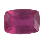 Fissure Filled Ruby Loose Gemstone in Cushion Shape 0.53 Ct.