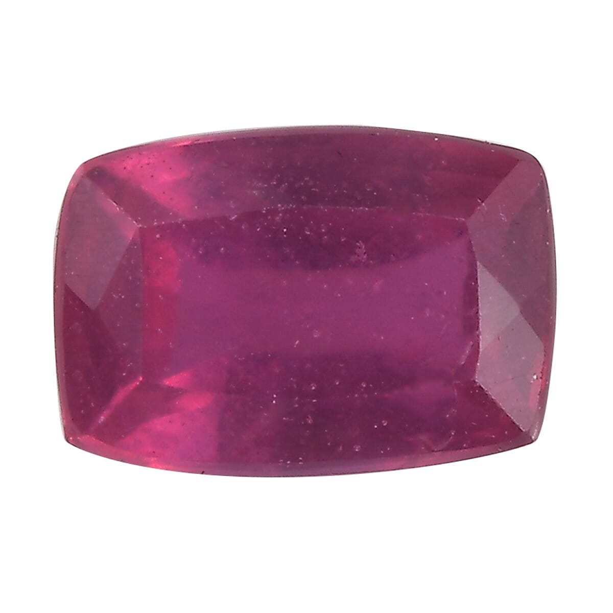 0.53 Ct. Fissure Filled Ruby Loose Gemstone in Cushion Shape 8062382 0