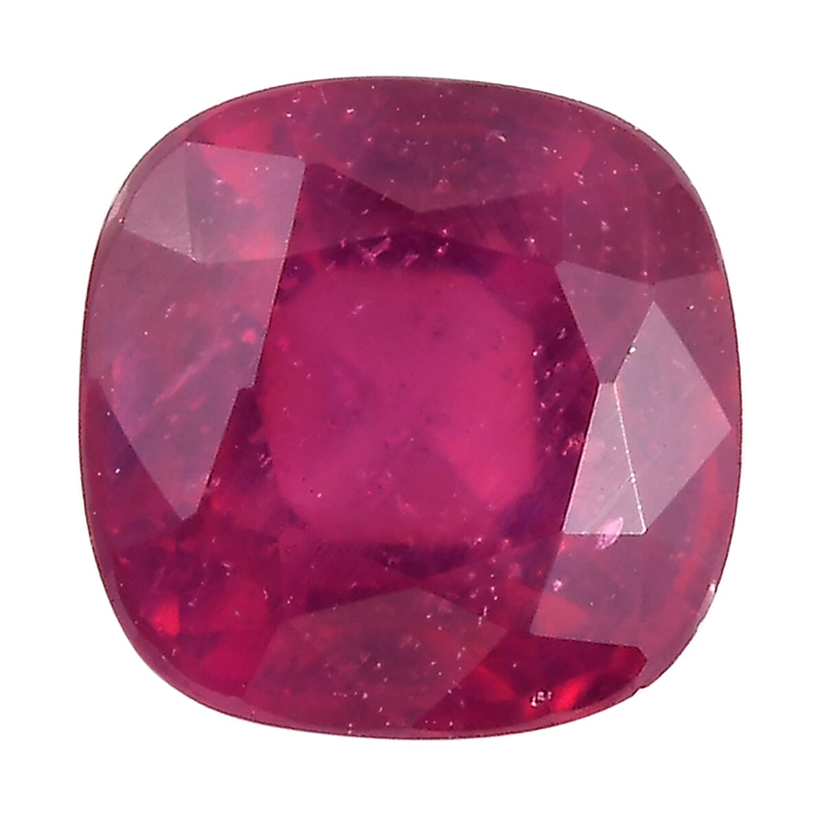 1.01 Ct. Fissure Filled Ruby Loose Gemstone in Cushion Shape 8068357 0