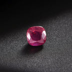 Fissure Filled Ruby Cushion Shape Gemstone 1.01 Ct.