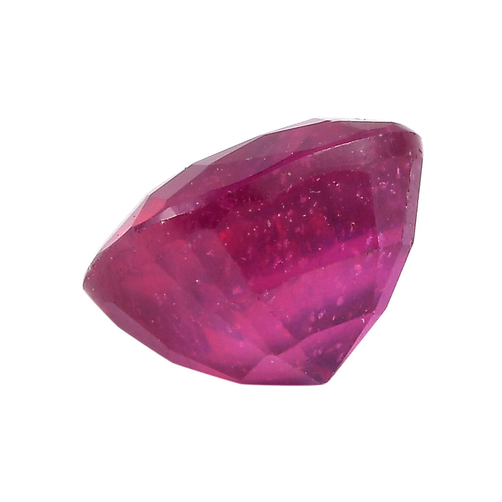Fissure Filled Ruby Cushion Shape Gemstone 1.01 Ct.