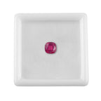 Fissure Filled Ruby Cushion Shape Gemstone 1.01 Ct.