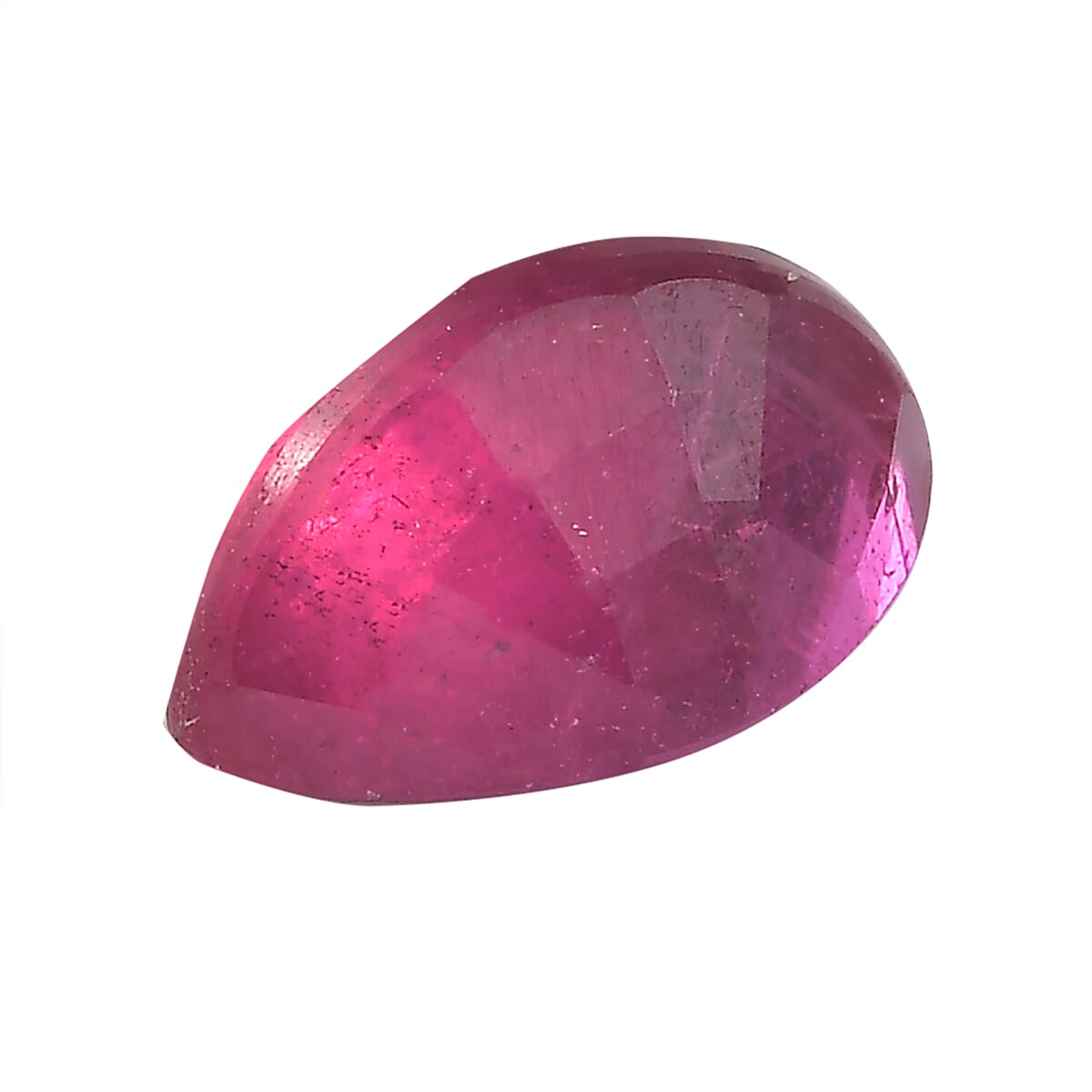 0.58 Ct. Fissure Filled Ruby Loose Gemstone in D Shape 8062383 3