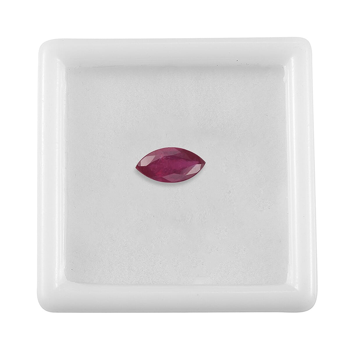 1.18 Ct. Fissure Filled Ruby Marquee Loose Gemstone 8062384 3