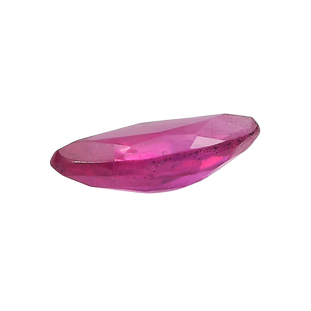 Set of 3 Fissure Filled Ruby Loose Gemstones in Marquee Shape 0.9 Ct. 8072238 2