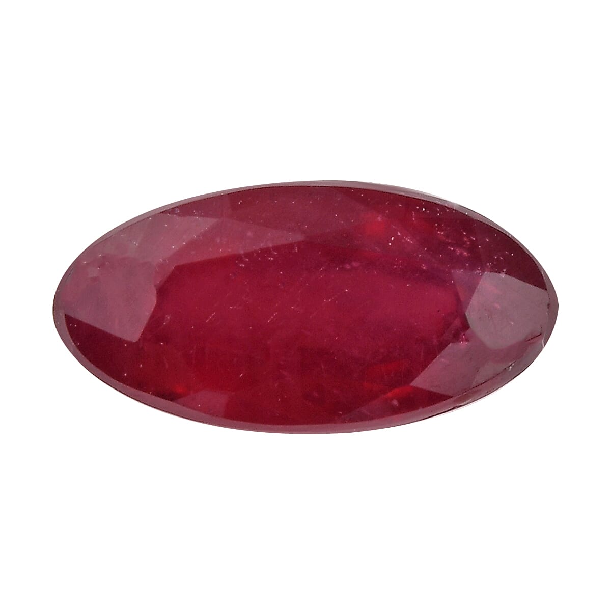 1.67 Ct. Fissure Filled Ruby Loose  in Loose Gemstone in Oval Shape 8062388 0