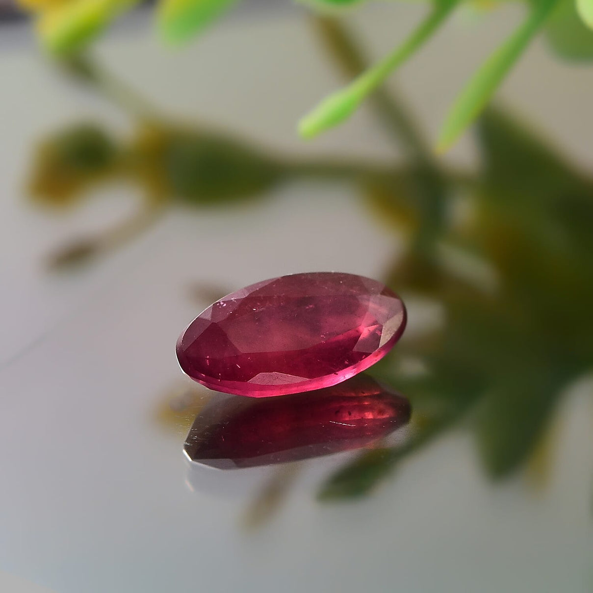 1.67 Ct. Fissure Filled Ruby Loose  in Loose Gemstone in Oval Shape 8062388 1