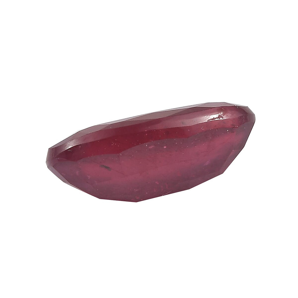 Fissure Filled Ruby Loose Gemstone in Oval Shape 1.67 Ct.
