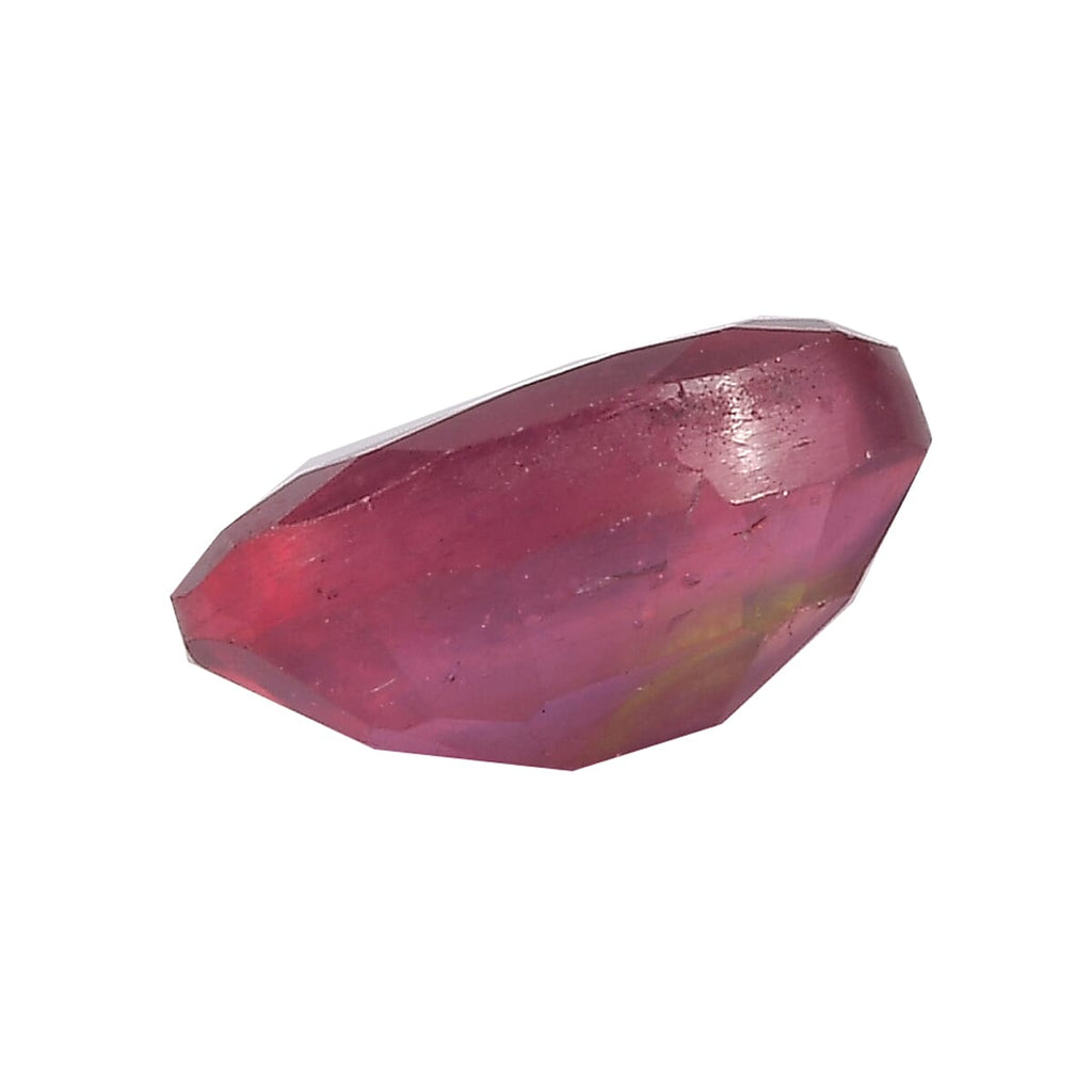 Fissure Filled Ruby Loose Gemstone in Oval Shape 0.85 Ct.