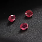 Fissure Filled Ruby Oval Shape Gemstone 1.34 Ct.