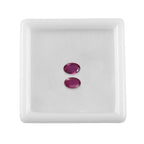 Fissure Filled Ruby Oval 6x4 mm