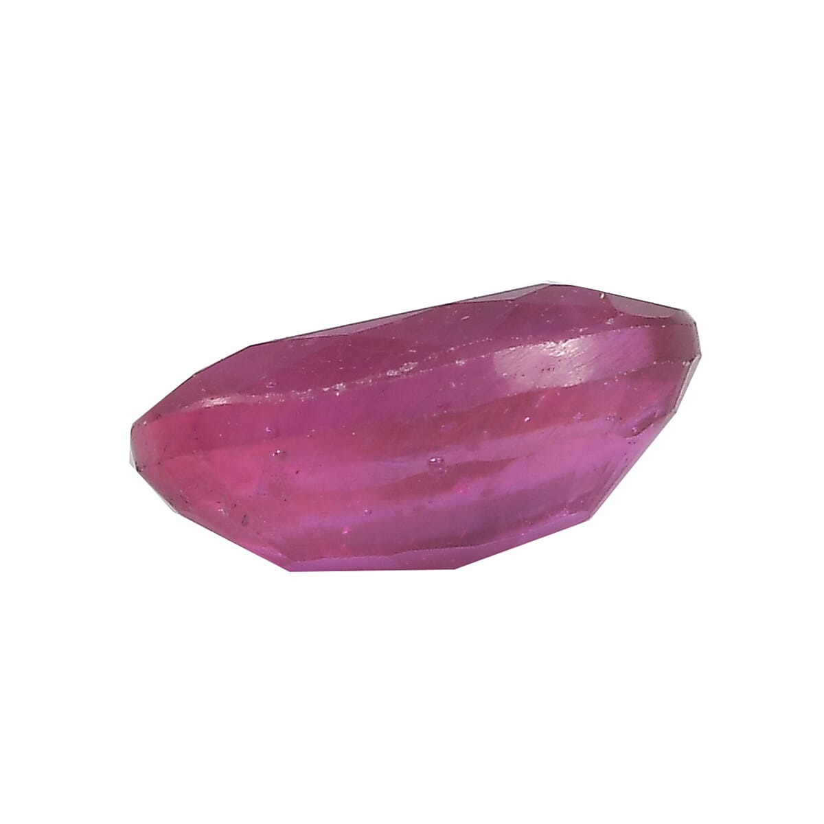 0.63 Ct. Fissure Filled Ruby Loose Gemstone in Oval Shape 8062391 2
