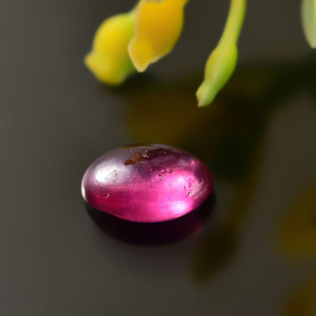 Fissure Filled Ruby Oval Gemstone 0.55 Ct.