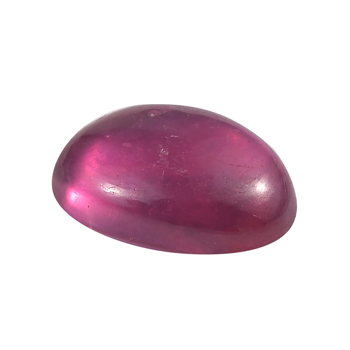 0.55 Ct. Fissure Filled Ruby Loose Gemstone in Oval Shape 8062392 2