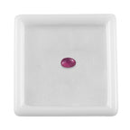 Fissure Filled Ruby Oval Gemstone 0.55 Ct.