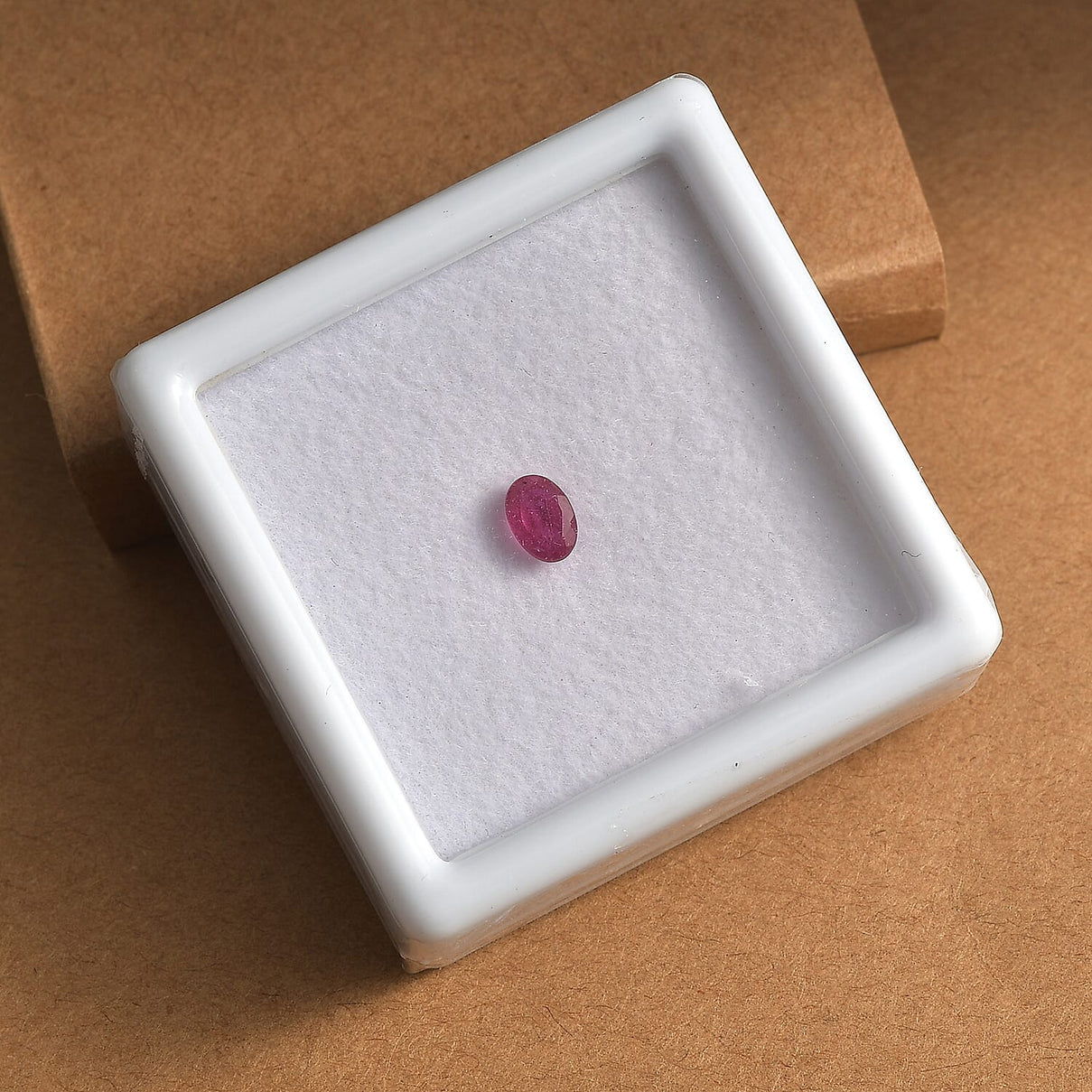 0.63 Ct. Fissure Filled Ruby Loose Gemstone in Oval Shape 8074681 1