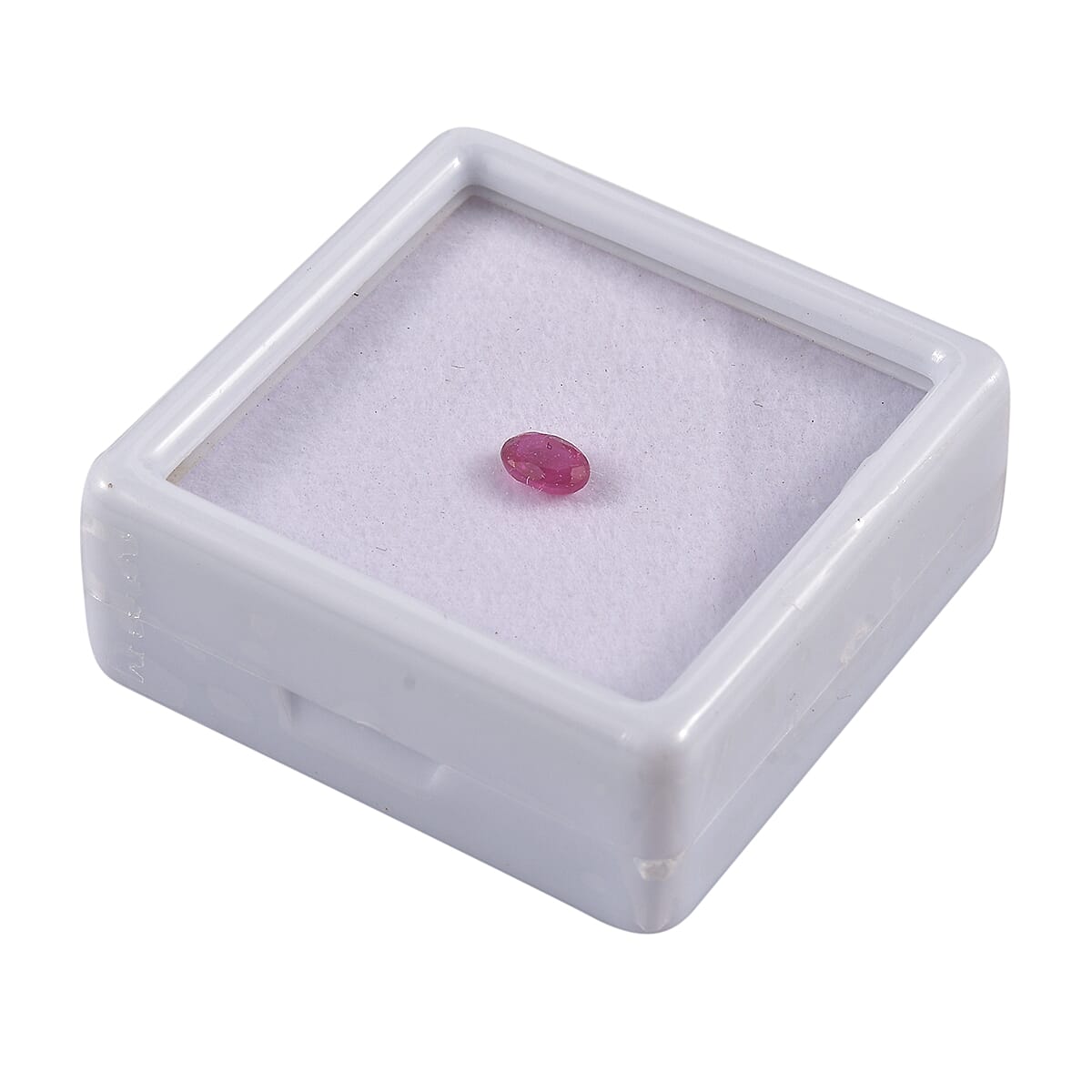 0.63 Ct. Fissure Filled Ruby Loose Gemstone in Oval Shape 8074681 2