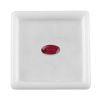 Fissure Filled Ruby Oval Gemstone 0.86 Ct.