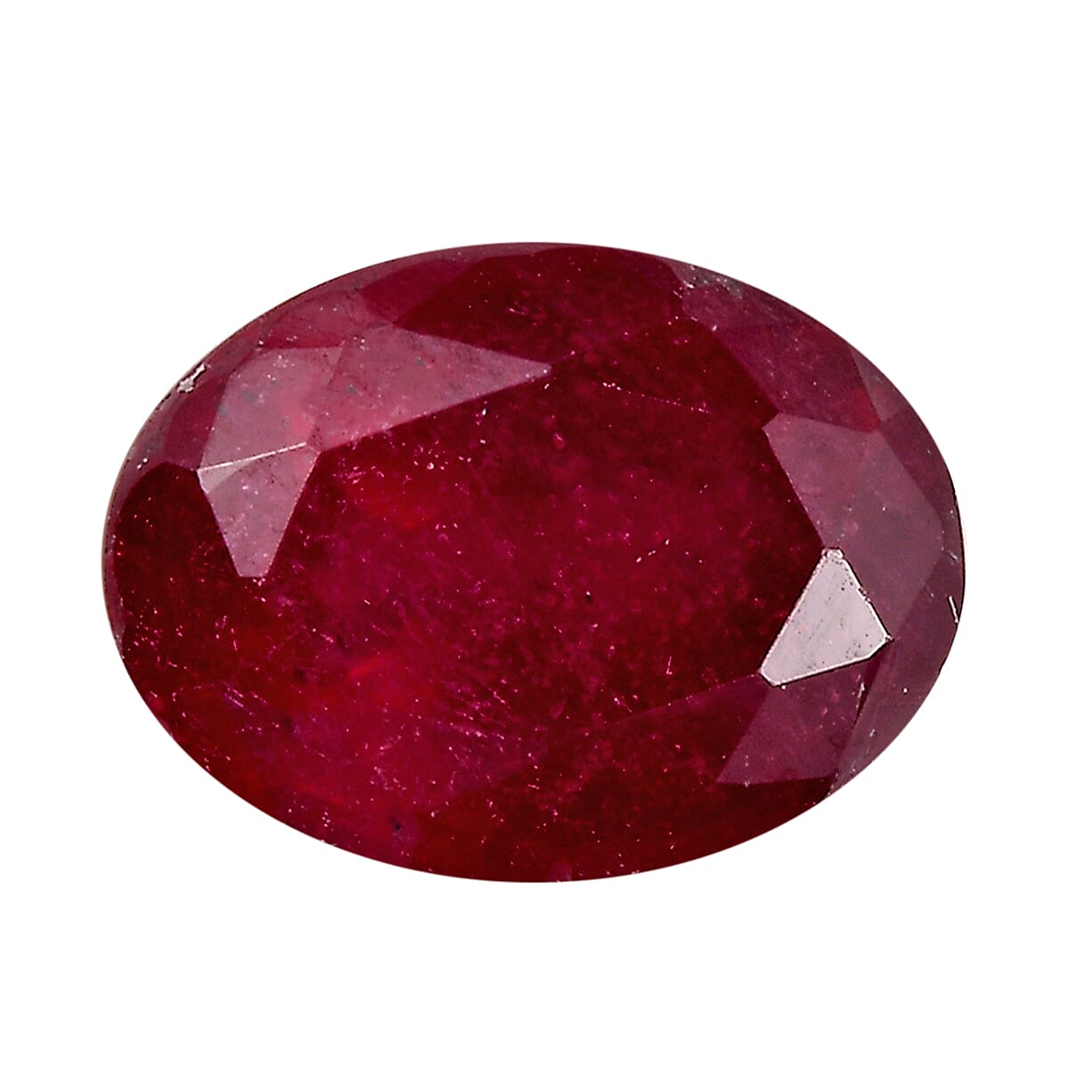 1.50 Ct. Fissure Filled Ruby Loose Gemstone in Oval Shape 8062394 0