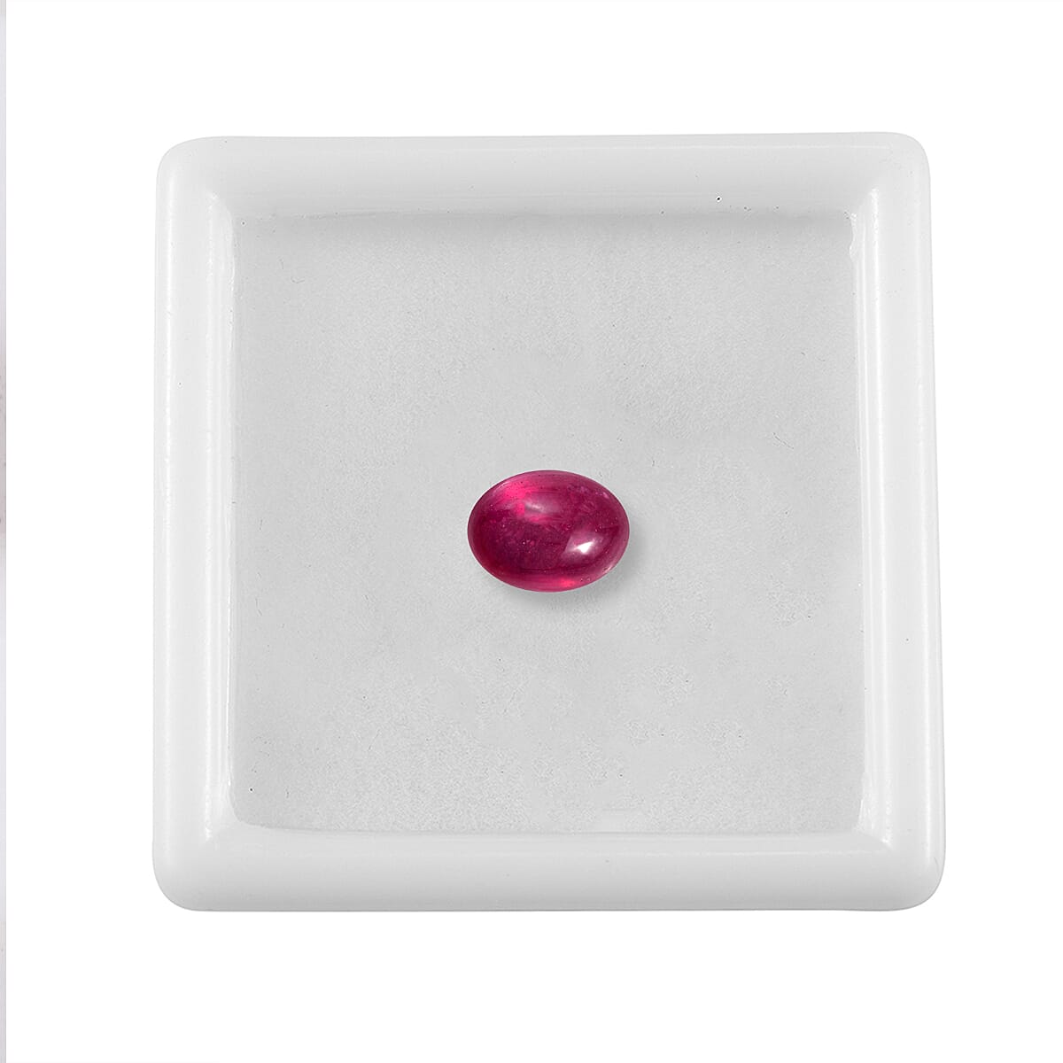 1.65 Ct. Fissure Filled Ruby Loose Gemstone in Oval Shape 8062395 3