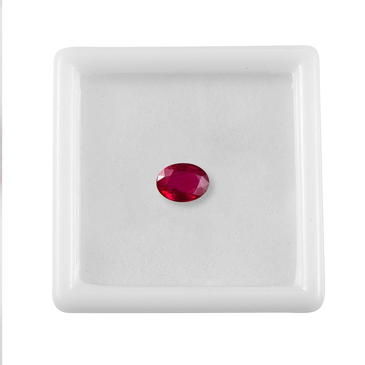 1.48 Ct. Fissure Filled Ruby Loose Gemstone in Oval Shape 8062396 3