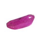 Fissure Filled Ruby Pear Gemstone 0.75 Ct.