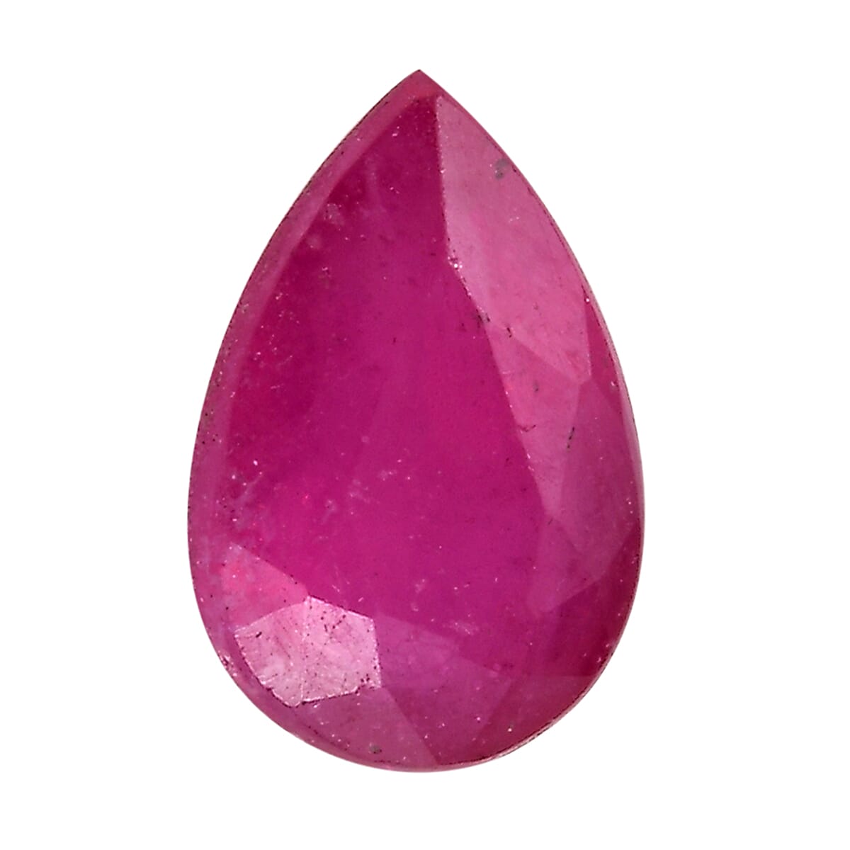 0.46 Ct. Fissure Filled Ruby Loose Gemstone in Pear Shape 8062398 0
