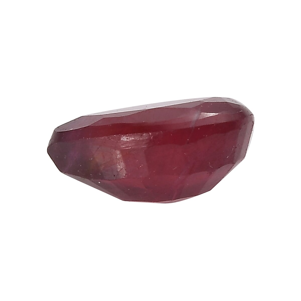 Set of 4 Fissure Filled Ruby Loose Gemstones in Pear-Shaped (7x5mm) 7827327 3