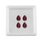 Fissure Filled Ruby Pear 7x5 mm