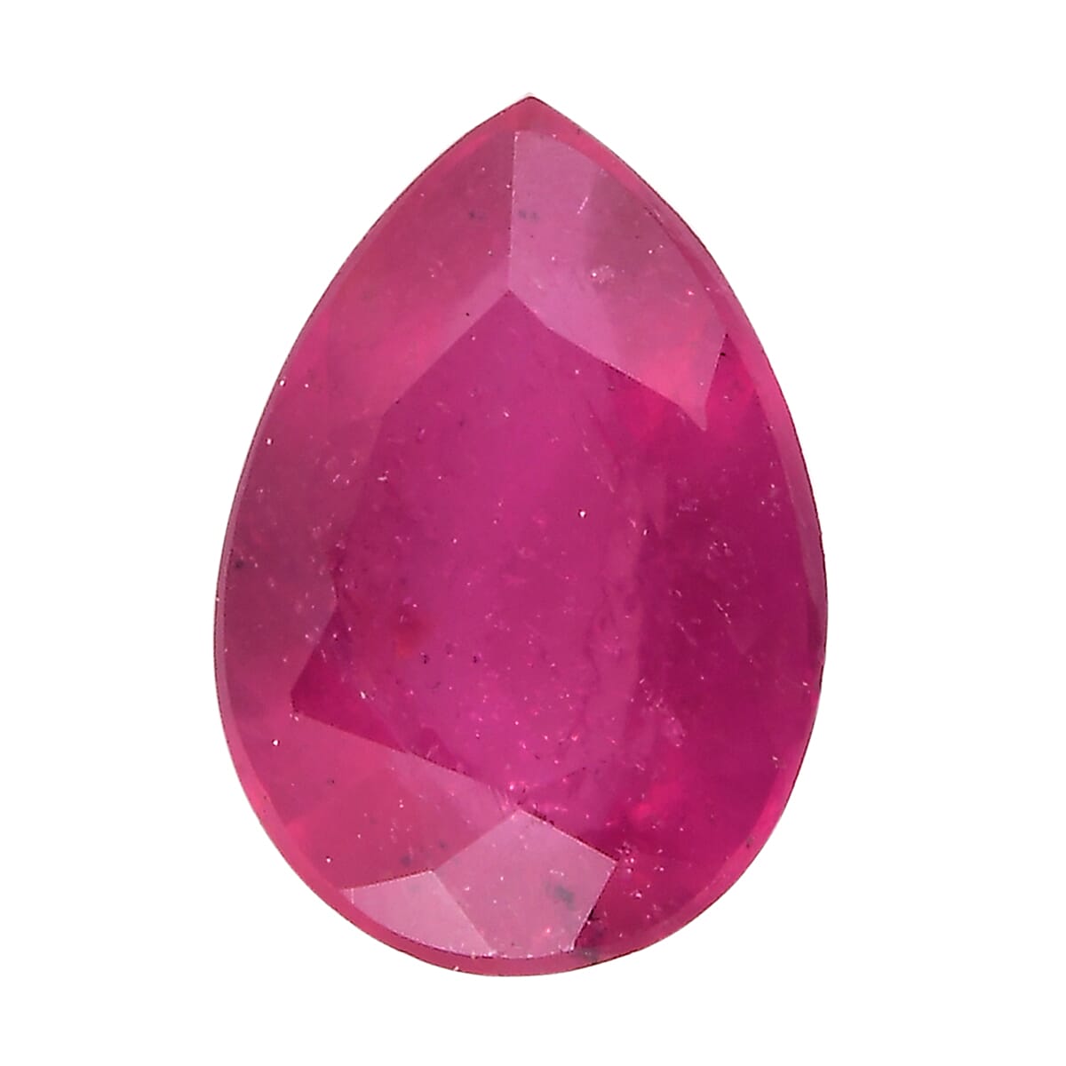 0.9 Ct. Fissure Filled Ruby Loose Gemstone in Pear Shape 8068358 0