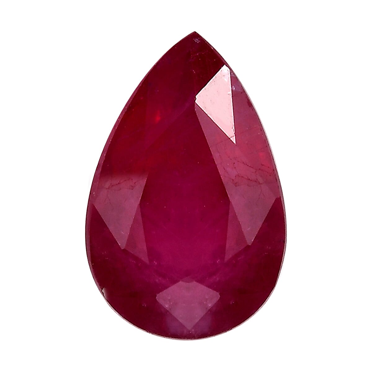 1.45 Ct. Fissure Filled Ruby Loose Gemstone in Pear Shape 8062400 0