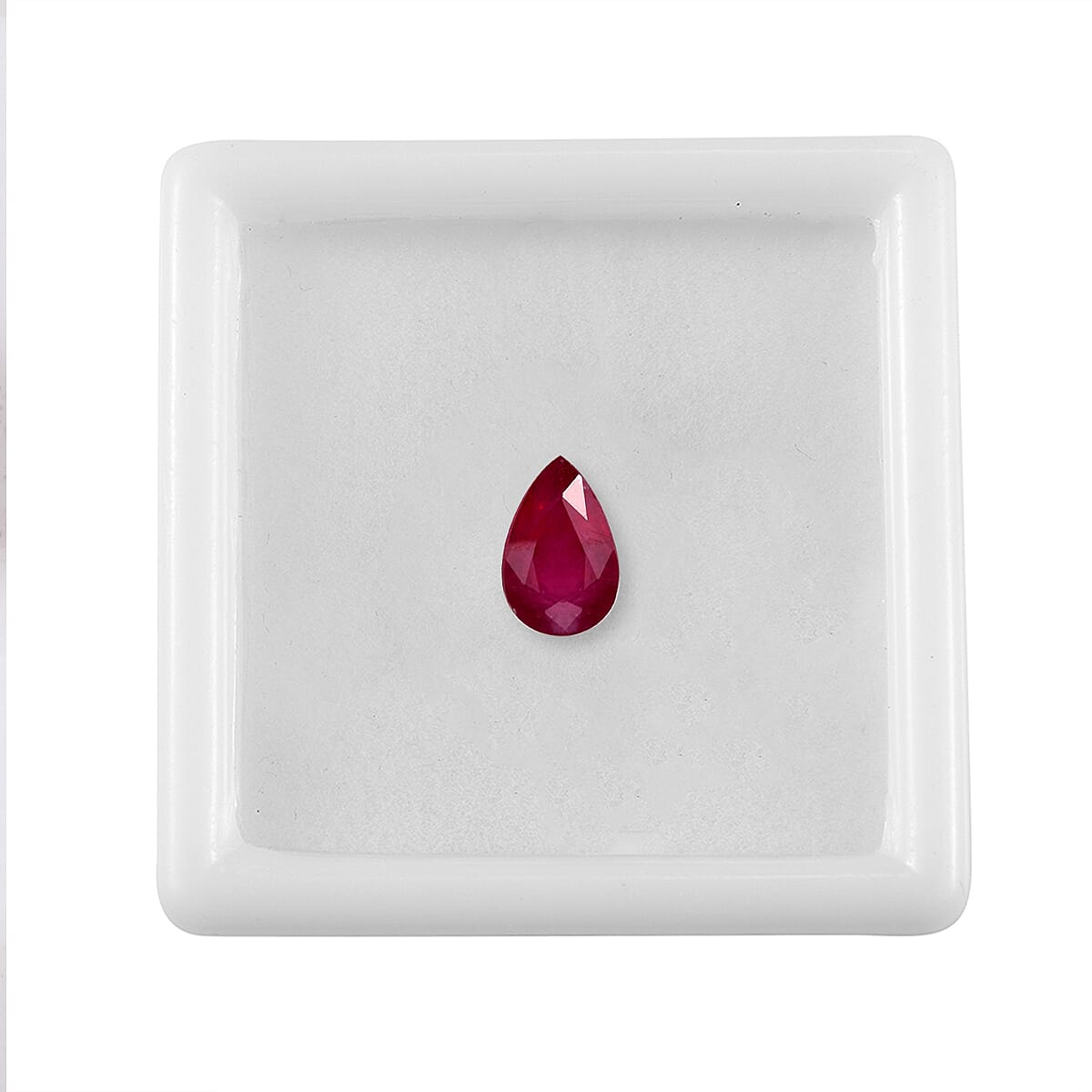 1.45 Ct. Fissure Filled Ruby Loose Gemstone in Pear Shape 8062400 3