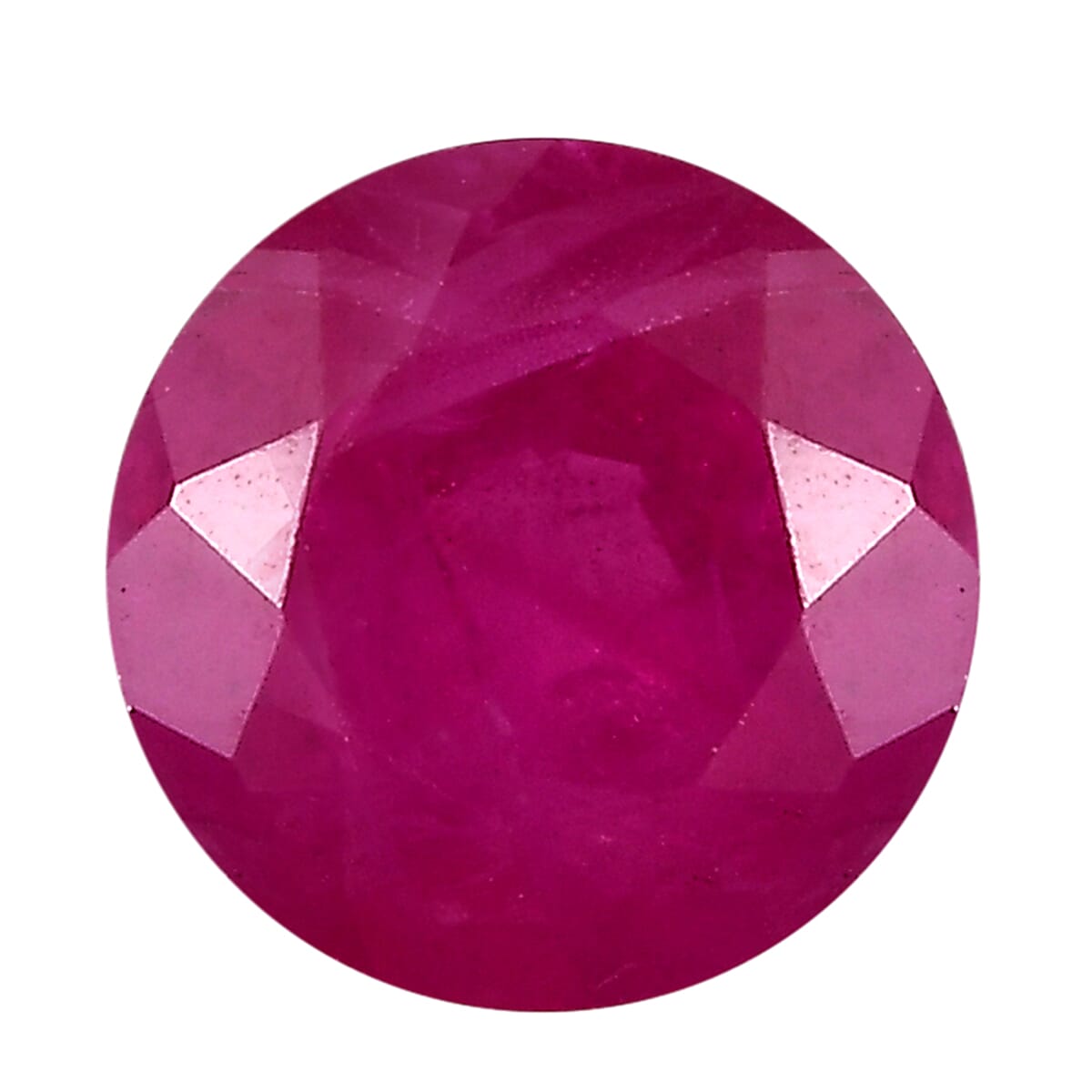 Fissure Filled Ruby Loose Gemstone in Round Shape 0.43 Ct. 8062401 0