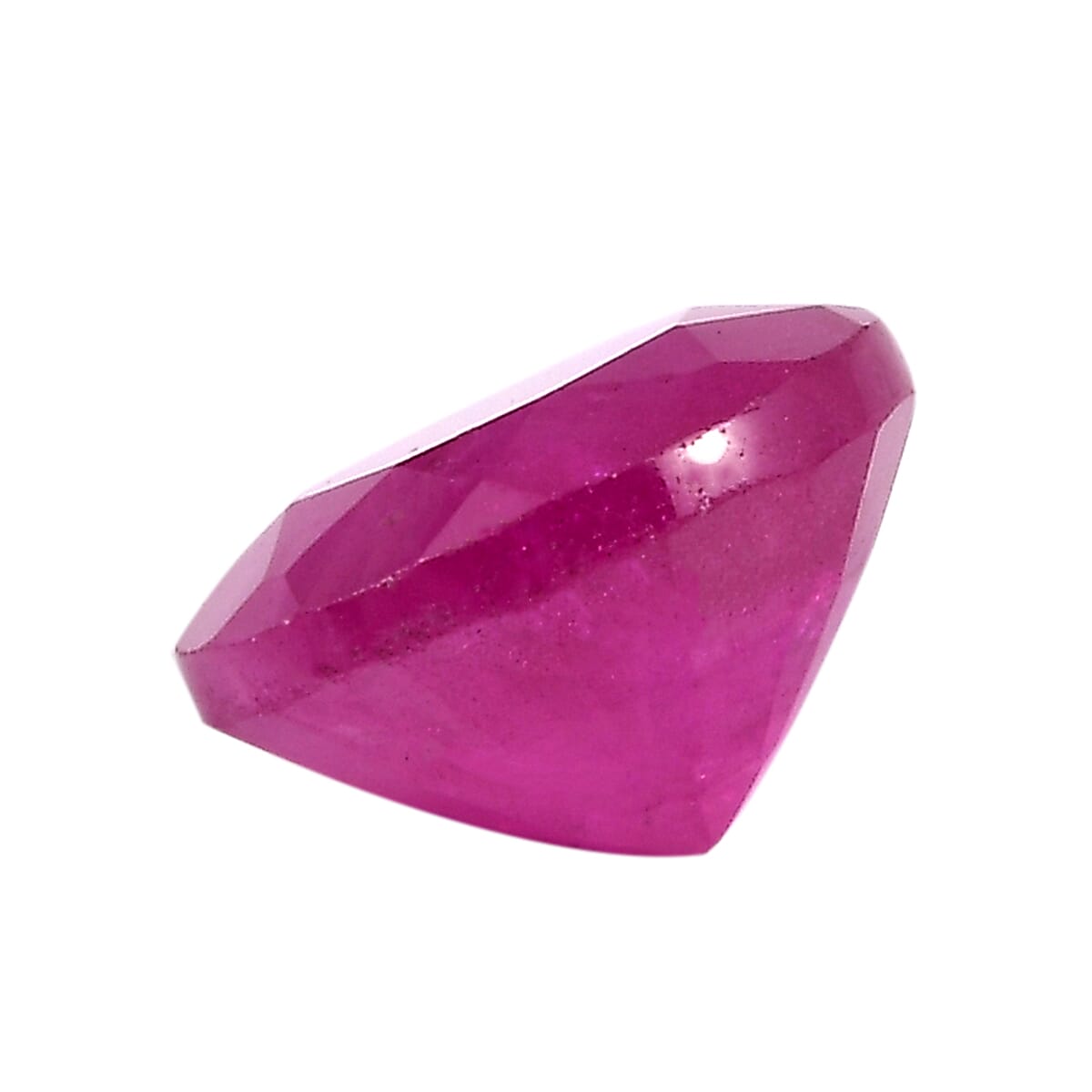 Fissure Filled Ruby Loose Gemstone in Round Shape 0.43 Ct. 8062401 2