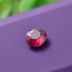 Fissure Filled Ruby Round Gemstone 0.99 Ct.