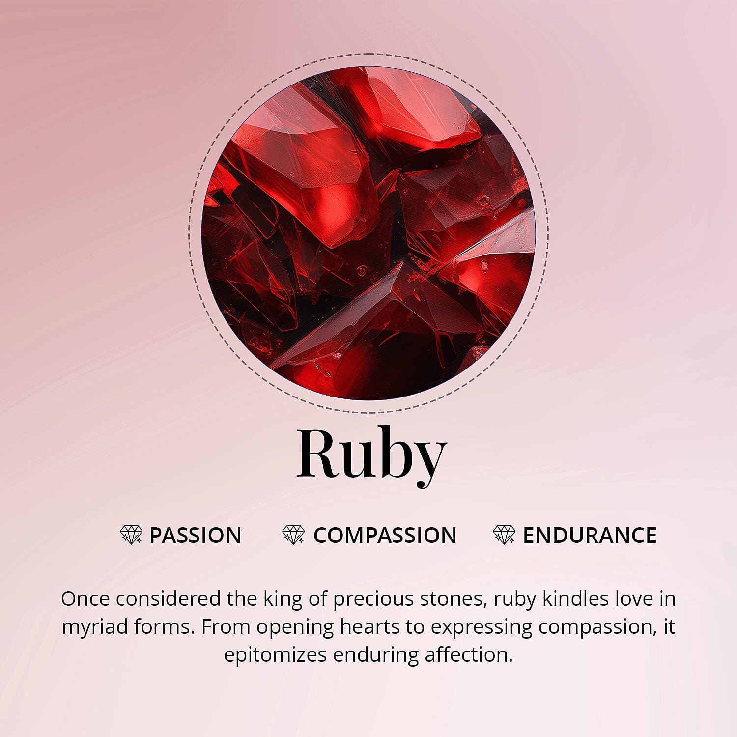 0.99 Ct. Fissure Filled Ruby Loose Gemstone in Round Gemstone 8062402 5