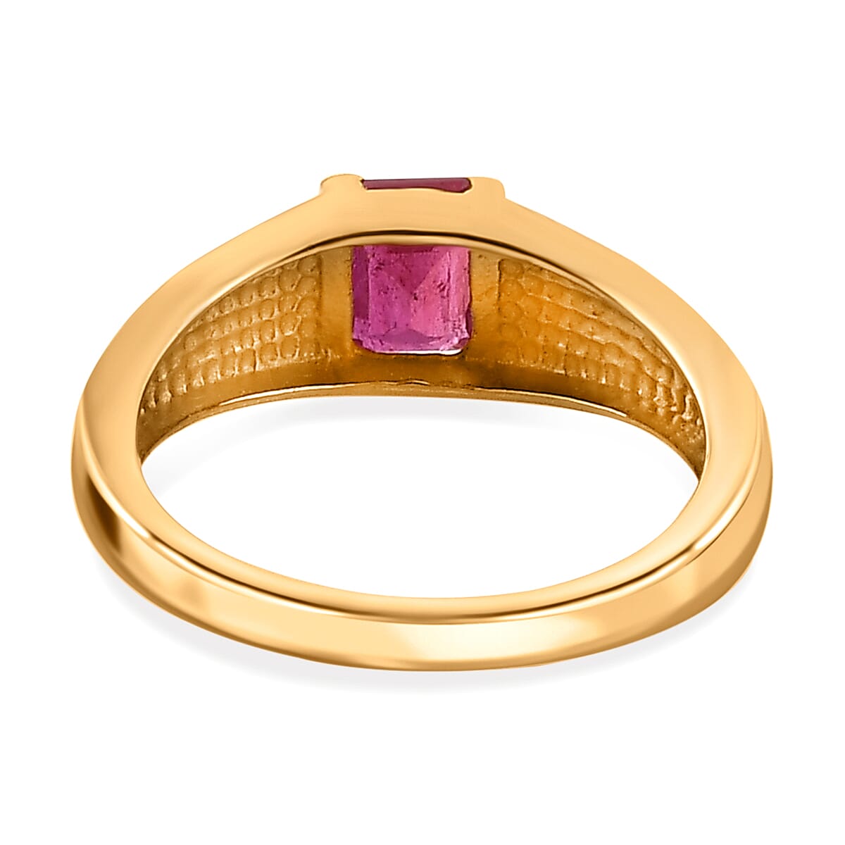 Ruby (FF) Solitaire Ring in 14K Gold Overlay Sterling Silver 1.04 Ct  1.040  Ct. 7519838 4