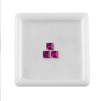 Fissure Filled Ruby Square Gemstone 1.09 Ct.