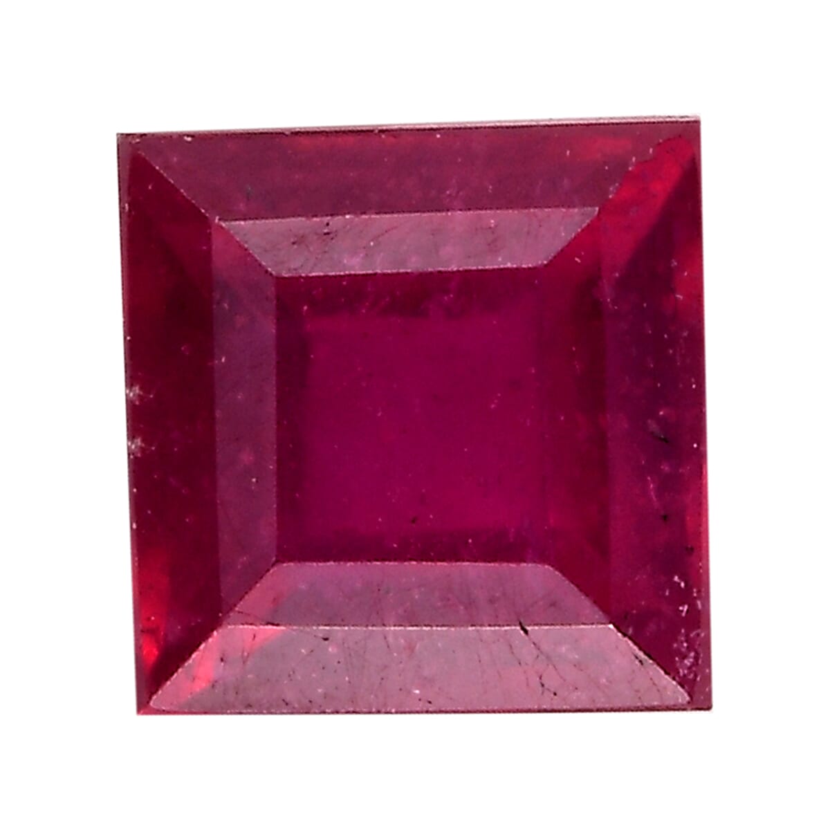 0.85 Ct. Fissure Filled Ruby Loose Gemstone in Square Shape 8062405 0