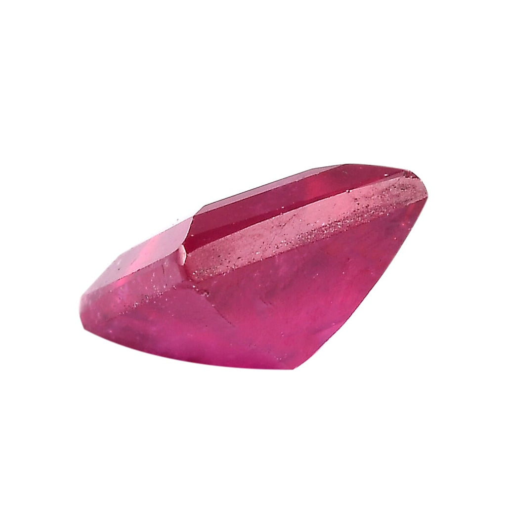 Fissure Filled Ruby Square Gemstone 0.85 Ct.