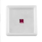 Fissure Filled Ruby Square Gemstone 0.85 Ct.