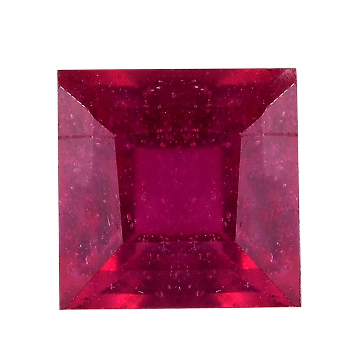 0.90 Ct. Fissure Filled Ruby Loose Gemstone in Square Shape 8062406 0