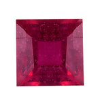 Fissure Filled Ruby Square Gemstone 0.90 Ct.